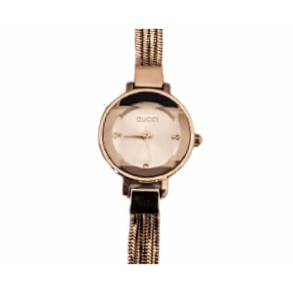 GUCCI Stainless Steel Wrap Around Bracelet Wrist Watch - Picture 1 of 12